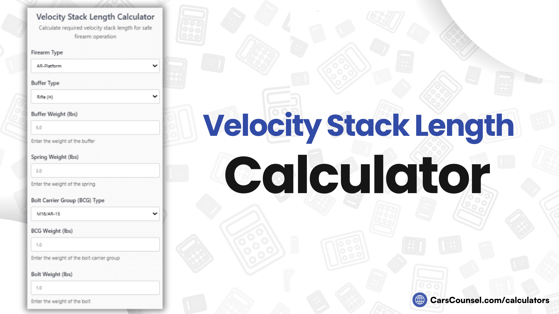 Velocity Stack Length Calculator