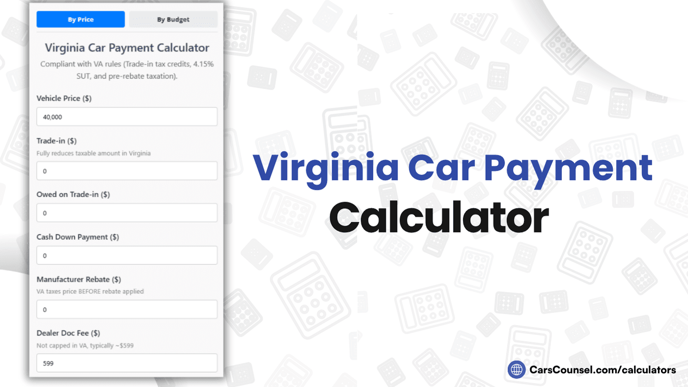 Virginia Car Payment Calculator