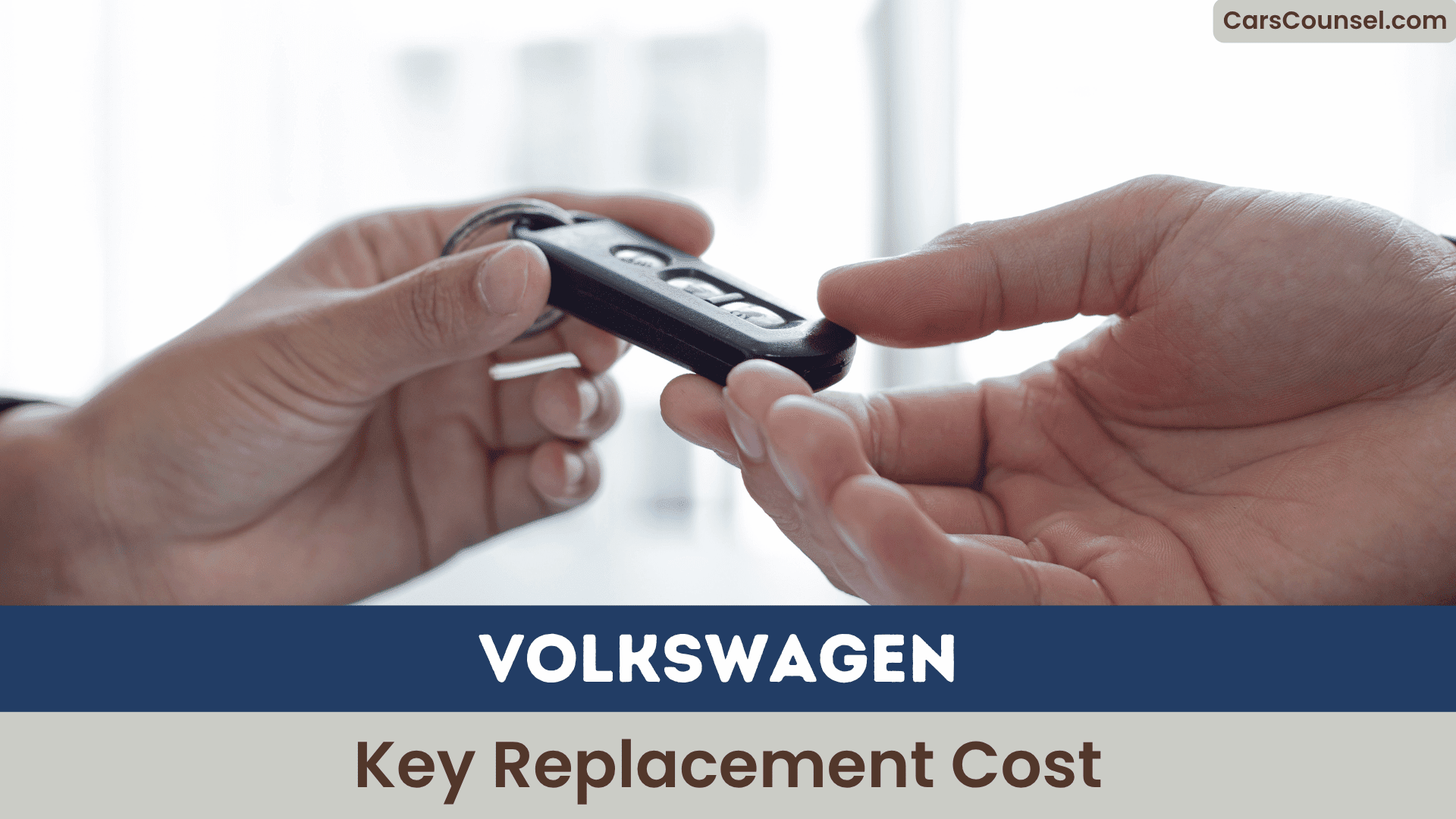 Volkswagen Key Replacement Cost