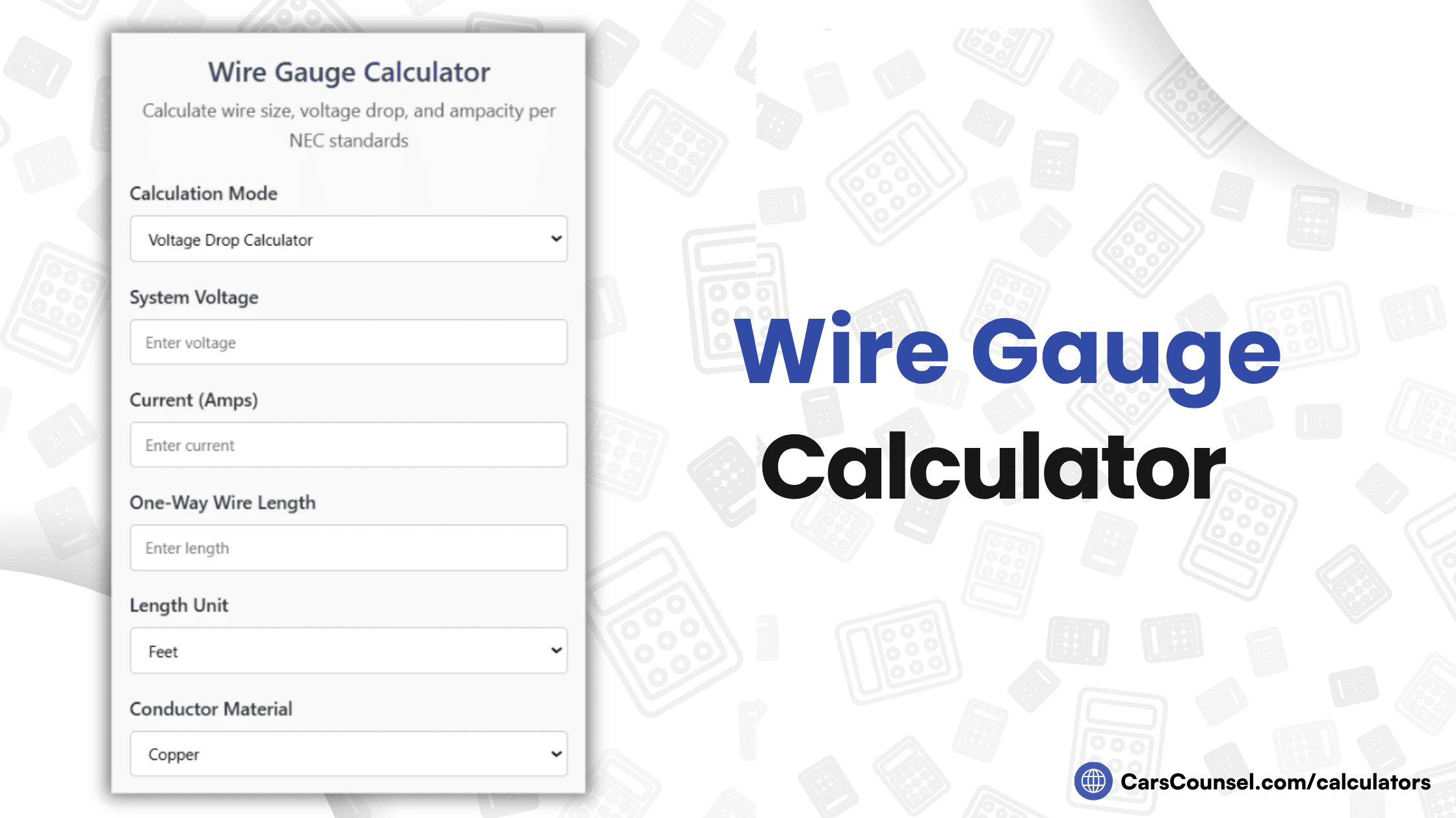 Wire Gauge Calculator